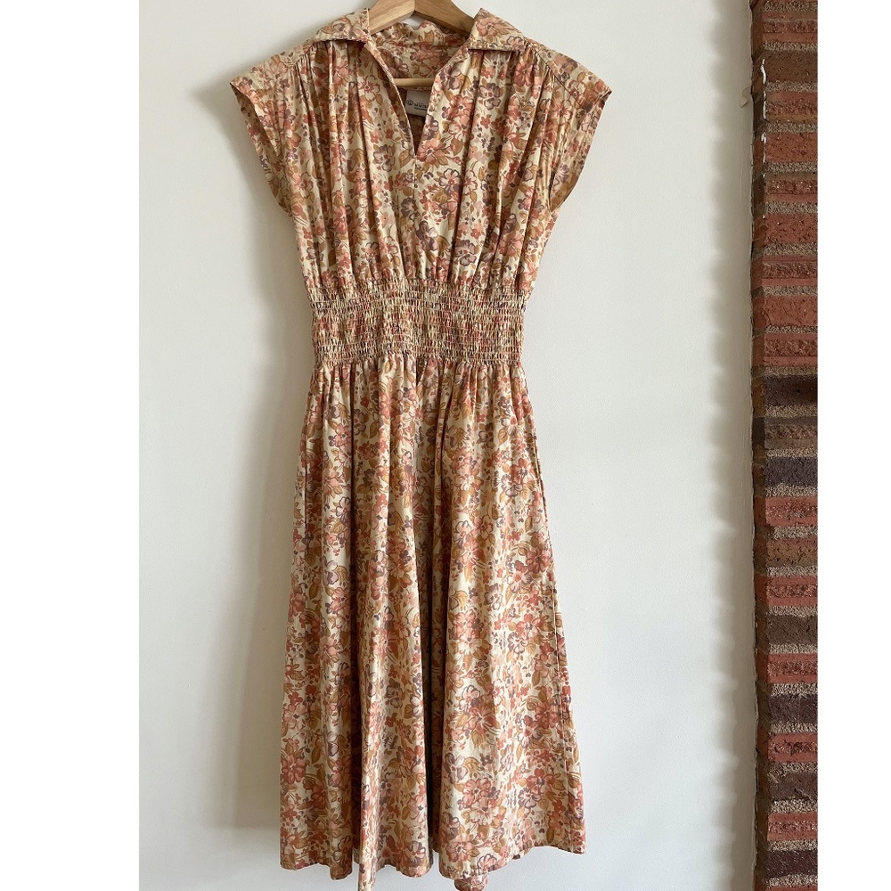 Cute floral, vintage, cotton dress